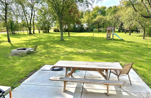 Grundy County House | Freshly Renovated Coal City Home with Family-Friendly Amenities