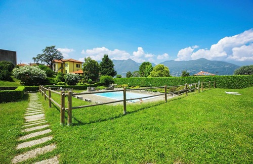Germignaga Apartment | Inviting 1-Bedroom Apartment with Terrace and Pool Access