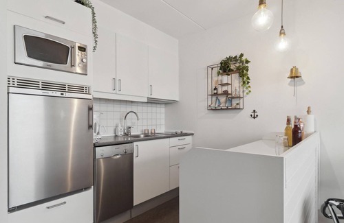 Sandvig Apartment | Cozy Oceanfront 1 Bedroom Retreat in Allinge