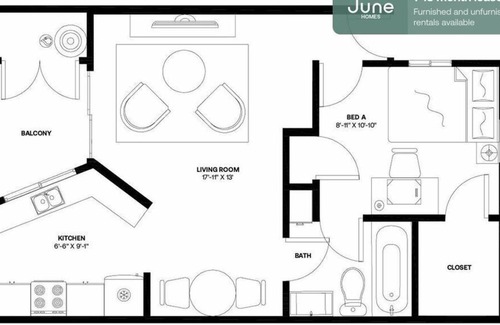 Parker Lane Condo | 1 Bedroom Condo (317780) by Houzlet