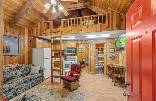 Sautee Nacoochee Cottage | Cozy 1 Bedroom Cabin Near Helen with Hot Tub & Fireplace