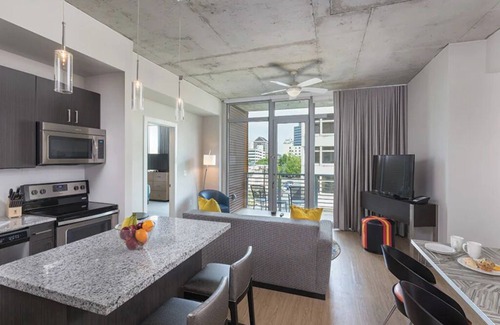Civic District Condo | Deluxe 1 Bedroom Condo w/ Kitchen - Ideal for Families