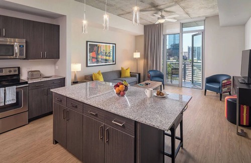 Civic District Condo | Deluxe 1 Bedroom Condo w/ Kitchen - Ideal for Families