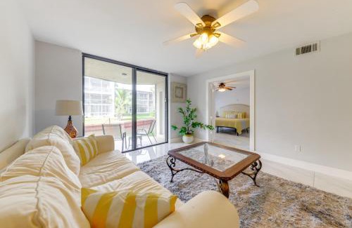 Island Estates Apartment | 1 Mi to Lantana Beach Canal-View Condo with Pool