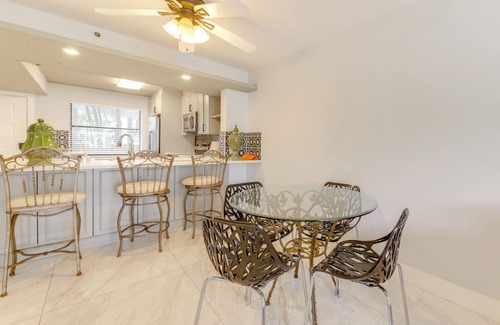 Island Estates Condo | 1 Mi to Lantana Beach: Canal-View Condo w/Pool