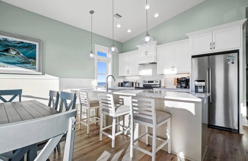 Port St. Joe House | Inviting Beach Home with Private Pool & Elevator Access