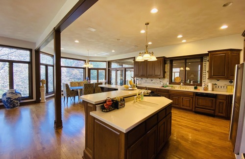 Burlington House | Spacious Indoor Pool Retreat on 15 Scenic Acres