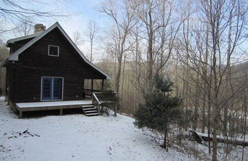 Plumtree Cabin | Discover 100 Acres of Mountain Splendor: Pet Friendly Stay