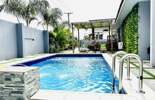 Adenta Villa | Elegant Villa with Private Pool, Hot Tub & Bar Experience