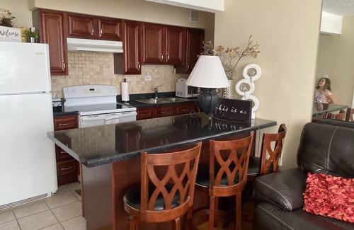 Rosemont Condo | Convenient Hotel Steps from Stevenson Convention Center
