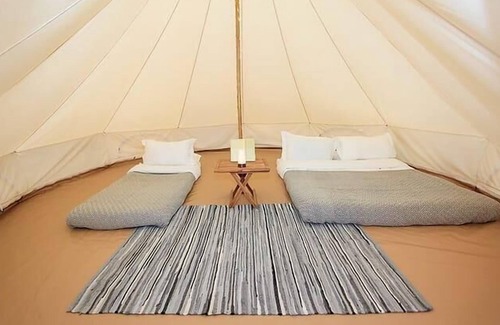 Llanfaethlu Cabin | Experience 'Solaris' Bell Tent Glamping in Beautiful Anglesey