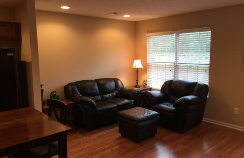 Elizabethtown Apartment | Peaceful Retreat: Pet-Friendly Stay in Prime Location