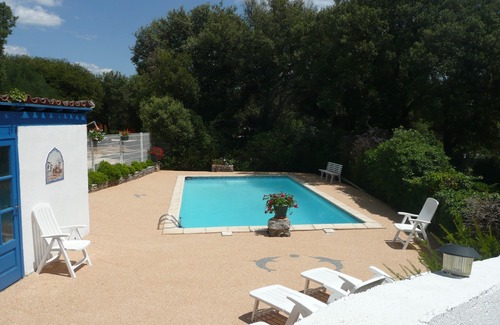 Saint-Jean-du-Pin Ski Chalet | Experience Tranquility at Gites de PLOS with Pool & Spa