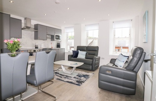 Gardenstown House | Pet-Friendly Retreat with Hot Tub & Ocean Views in Gardenstown