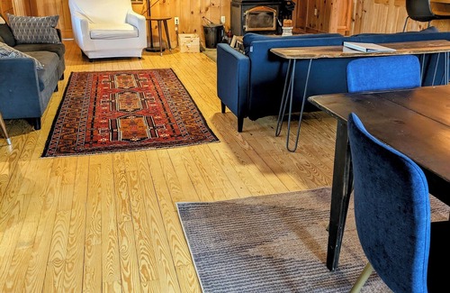 North New Portland Cabin | Enchanting 12 Acre Orchard Cabin with Breakfast & Kitchen