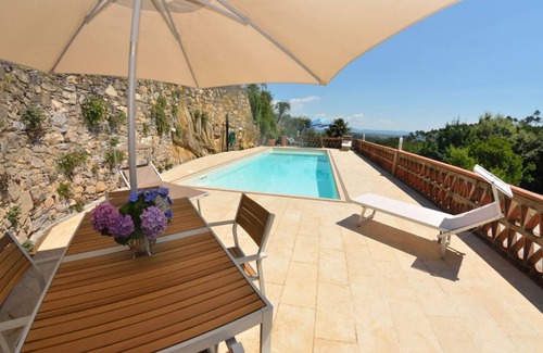 Pieve di Compito Villa | Spacious 3-Bedroom Villa with Pool and Mountain View