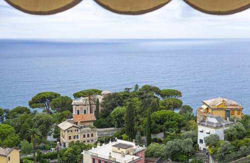Bogliasco Apartment | Inviting Casa Bianca a Bogliasco with Kitchen Amenities