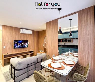 Setor Bueno Apartment | #1401S# Flat decorado e completo no Setor Bueno