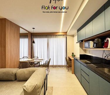 Setor Bueno Apartment | #1401S# Flat decorado e completo no Setor Bueno