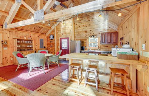 Mustoe House | 15 Mi to Snowshoe Resort Cabin with Deck and Fire Pit