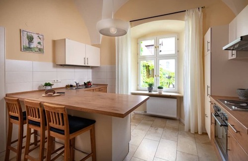 Bad Griesbach im Rottal Apartment | Spacious 2-Bedroom Apartment with Spa & Kitchen Amenities