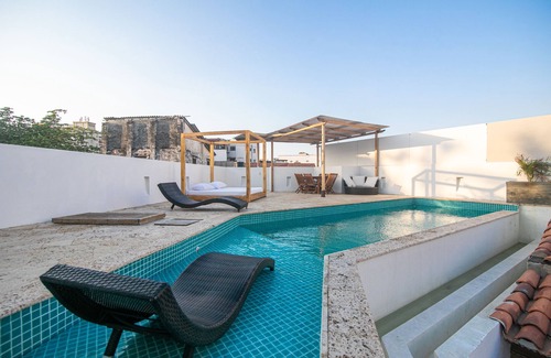 Cartagena Walled City Villa | Indulgent 15BR Villa with Pools in Historic Old City