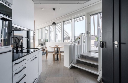 Tampere Apartment | 15th Floor Penthouse with Jacuzzi & 60m2 Terrace
