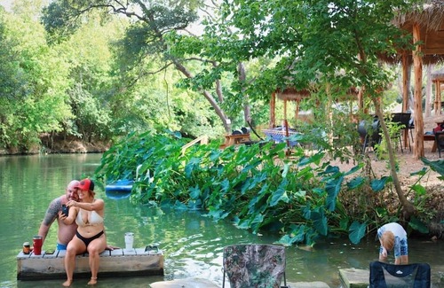 Sutherland Springs Cabin | Discover Son's Rio Cibolo Safari Cabin with Pool & Spa