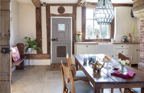 Harleston House | Historic Farmhouse Retreat with Hot Tub & Ocean Views