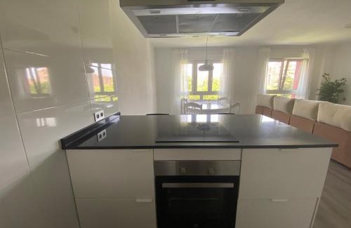 Distrito Sur Apartment | Modern 173A Apartment: Family-Friendly Retreat with Top Ratings