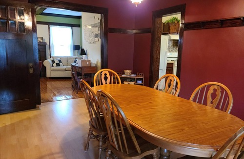 Boone House | Historic Iowa Home Steps from Downtown with Pool & Spa