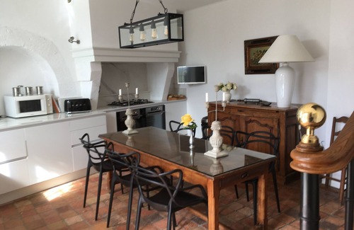 Meschers-sur-Gironde House | Historic 18th C Vicarage with Heated Pool & Ocean View