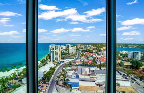 Maho Apartment | Oceanfront 1902 - Scenic Sub-Penthouse with Pool Access