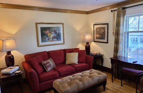 North End Apartment | Charming 1930's Boutique Loft with Canopy Beds & Ocean View