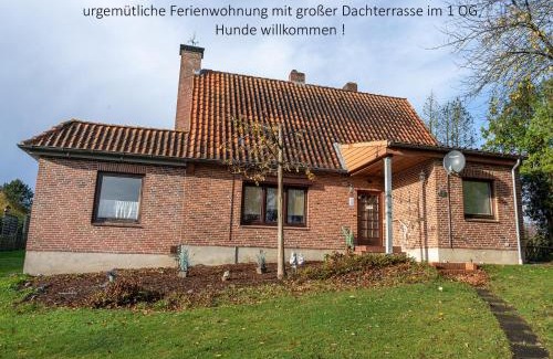 Luetjenburg Apartment | Cozy Dat LütjeHuus: Pet-Friendly Retreat with Rooftop Deck