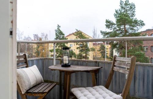 Etelainen District Apartment | Cozy 1BR Apartment with Patio in Family-Friendly Lauttasaari