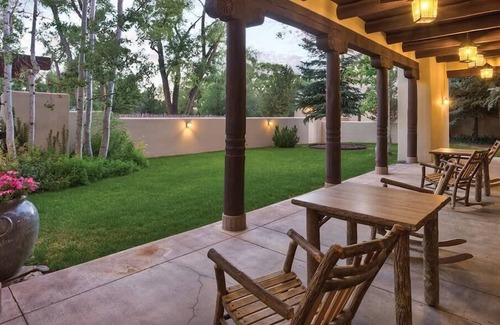Taos Condo | Cozy Pueblo Style Condo with Hot Tub & Scenic Views