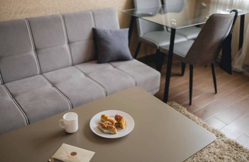 Kentron Apartment | Discover Serenity Central: 1BR with Big Balcony & Kitchen