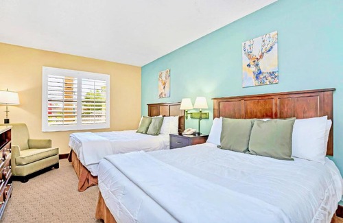 Florida Central Atlantic Coast Apartment | Cozy 1BR with Two Queen Beds - Pool & Hot Tub Near Disney