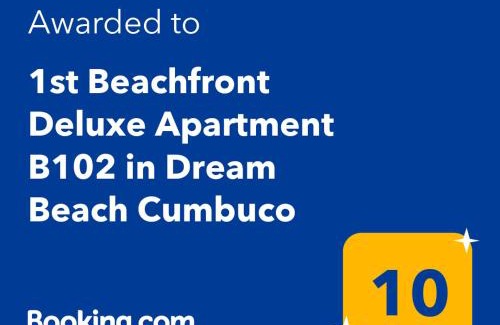 Pecém Apartment | Beachfront Deluxe Apartment B102: Perfect for Families