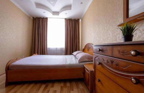Kostanay Apartment | Cozy 2-Bedroom Apartment in Central Kazybaeva Street