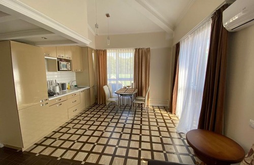 Adler City Centre Apartment | Inviting Two-Level Apartments with Ocean View in Imeretinskaya Bay