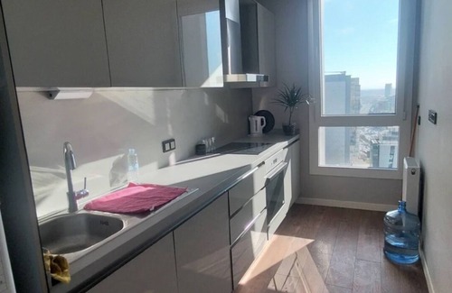 Kucukcekmece Apartment | Modern 2+1 Apartment with Balcony on the 23rd Floor
