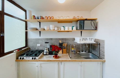 Cholula Apartment | Cozy 2-Bedroom Retreat in Cholula with Pyramid Views