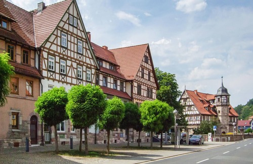 Wasungen Apartment | Cozy 2 Bedroom Retreat with Lake View & Spa in Wasungen