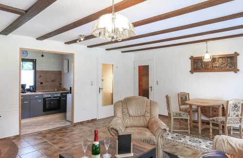 Flammersfeld House | Charming Wooden Vacation Home with Lake View in Flammersfeld