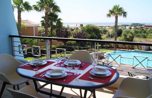 Alfarrobeira Apartment | Sea View 2 Bedroom Apartment with Pool Near Golf for Families