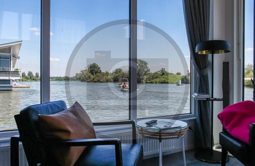 Ohe en Laak Boat Rental | Beautiful Houseboat with Incredible Water Views & Great Amenities