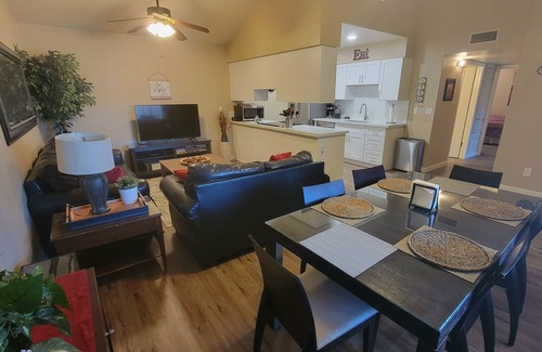 Apache Junction Condo | Mountain View Condo with Heated Pool & Spa - Rated 9.4