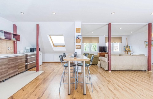 Darlowko Apartment | Charming Attic Apartment in Historic District with Ocean Views
